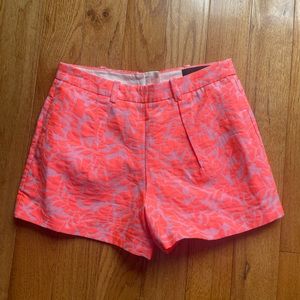 J.Crew pink floral print shorts women’s size 0